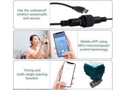 How to set the timing for a timer-controlled ball valve
