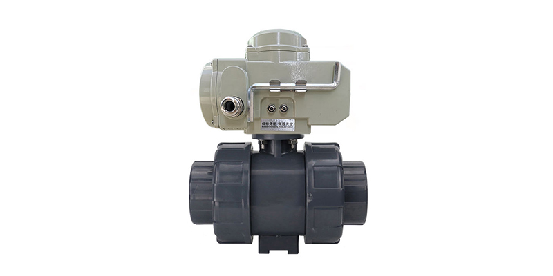 Industrial Motorized Ball Valve with Manual Operation