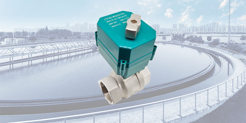 Motorized Valve with Manual Knob