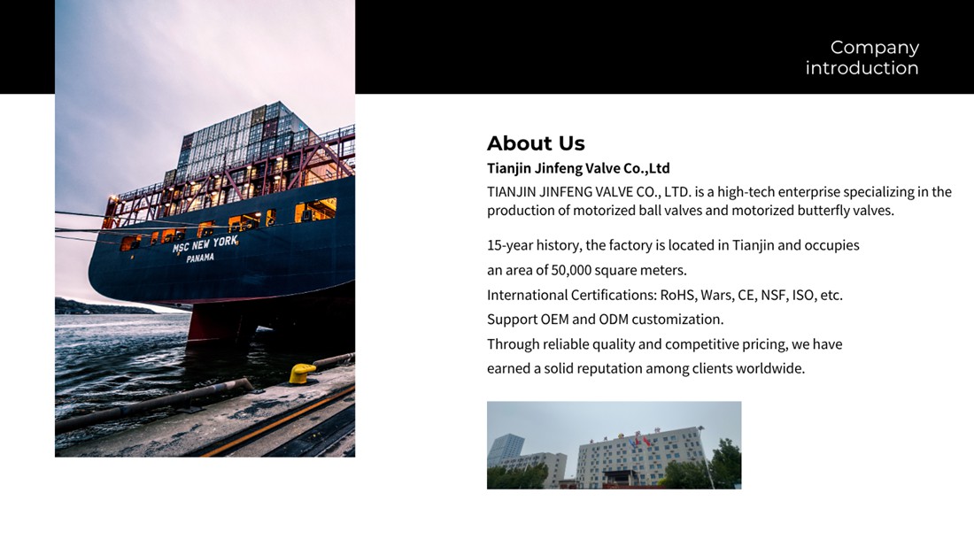 About Tianjin Jinfeng Valve Co.,Ltd.