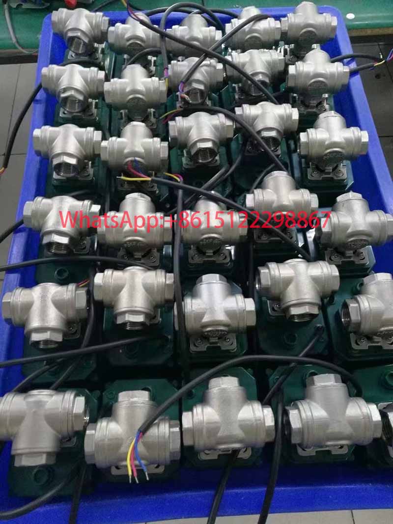 1/2-inch High-Torque Three-Way Motorized Ball Valve