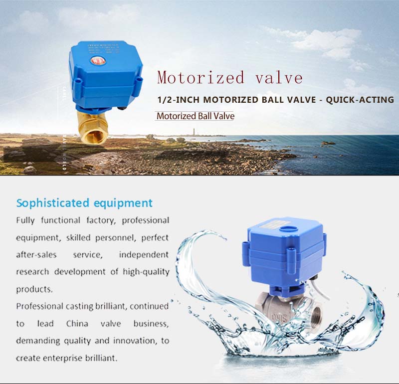 1/2-Inch Miniature Motorized Ball Valve Product Introduction