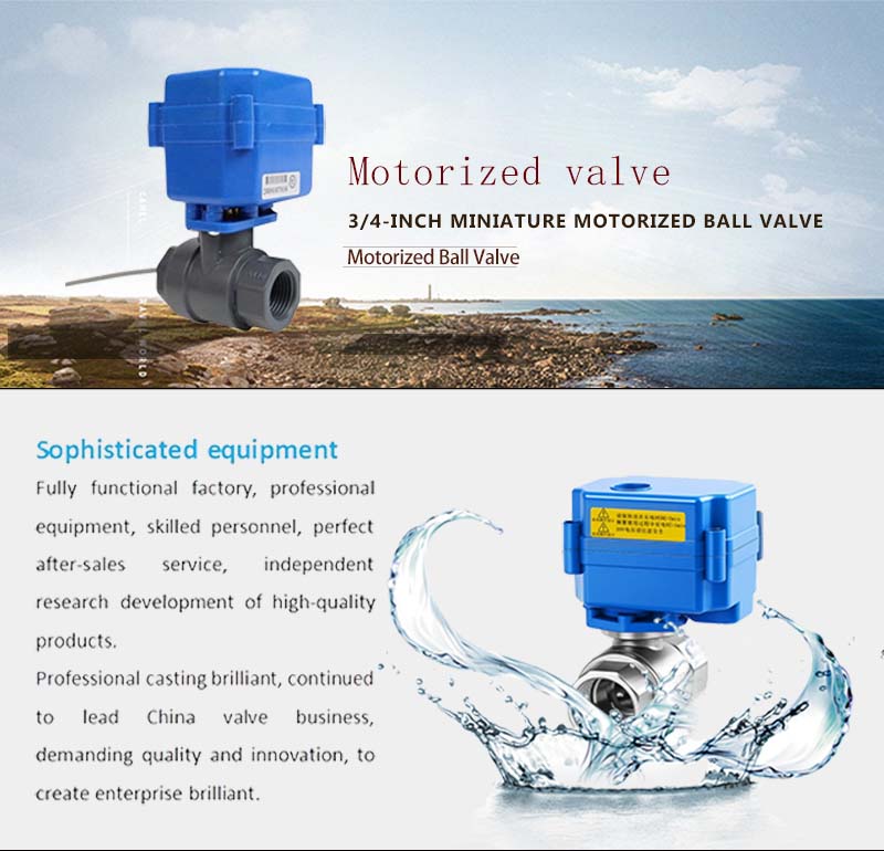 3/4-Inch Motorized Ball Valve Product Introduction