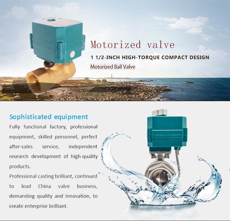 DN40 High-Torque Motorized Ball Valve Product Introduction