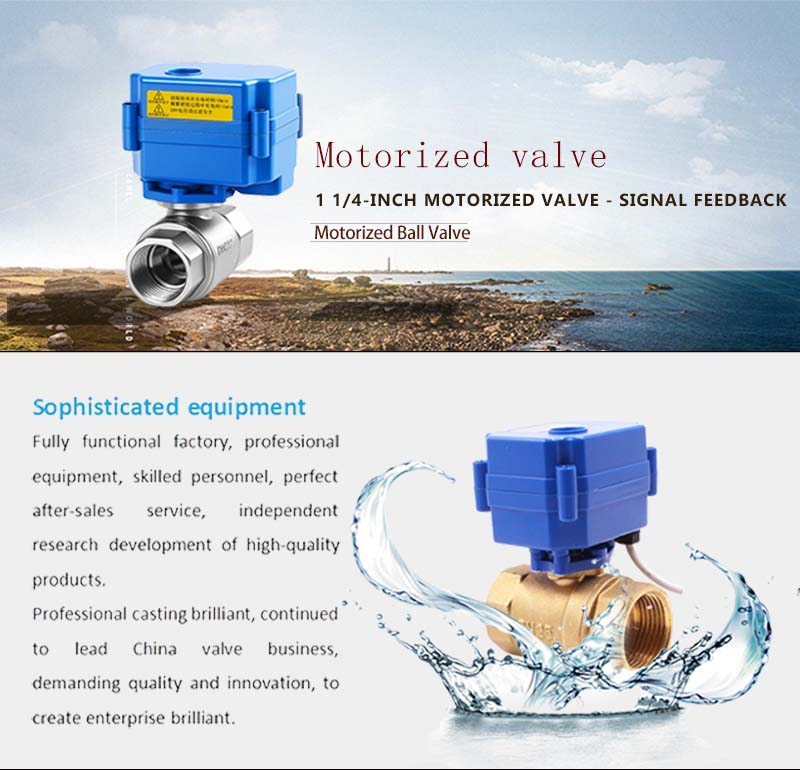 1 1/4-inch Motorized Ball Valve Wholesale