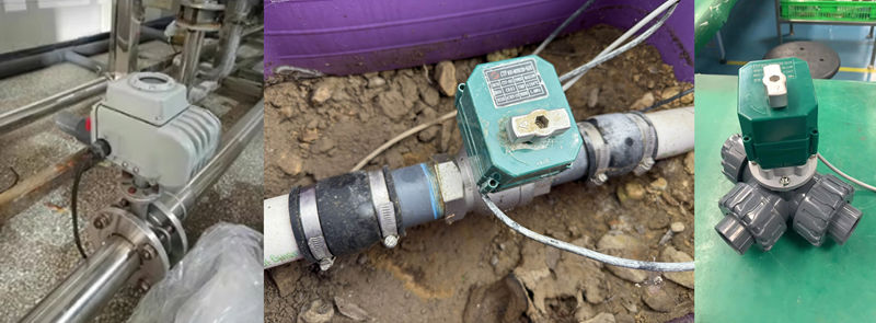 2-Way Motorized Ball Valve Pipeline Application