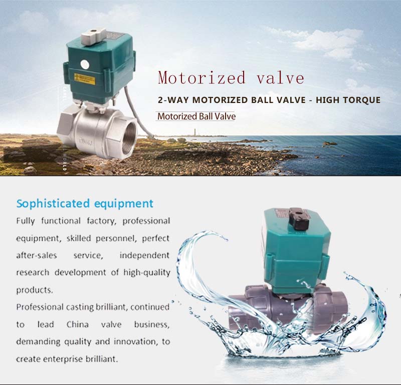 2-Way Motorized Ball Valve International Certificate
