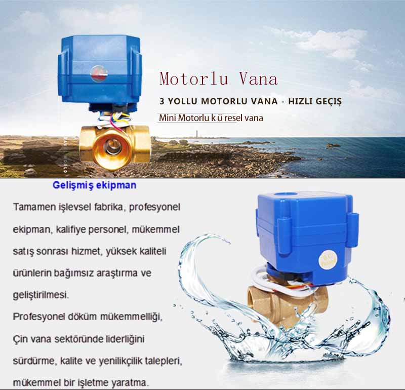 3 Yollu Motorlu Vana​