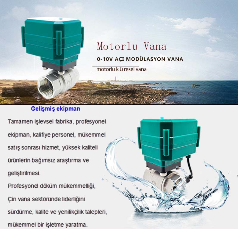 WIFI Akıllı Motorlu Küresel Vana