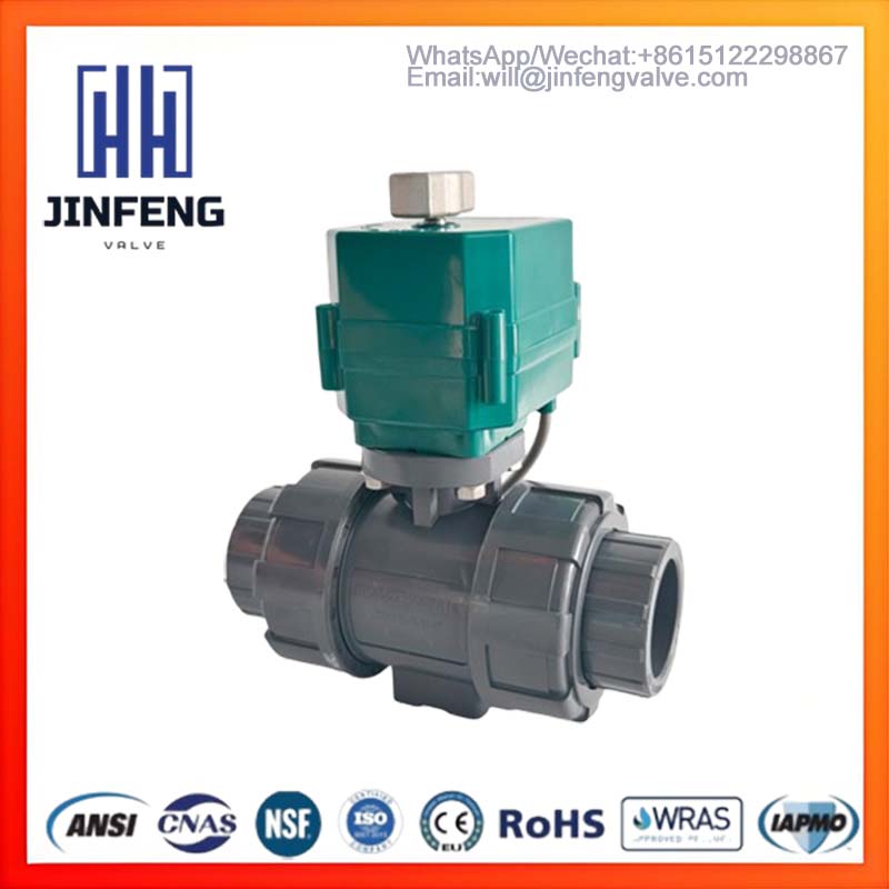 High Torque PVC Motorized Ball Valve for Water Treatment