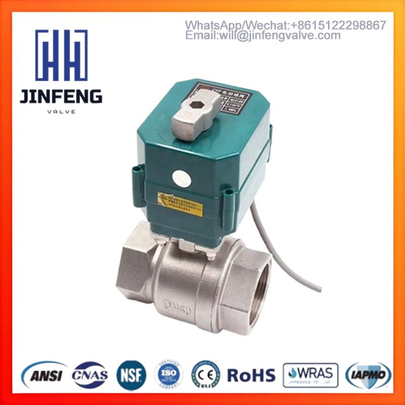 3/4 Inch High Torque Motorized Ball Valve for Pipeline