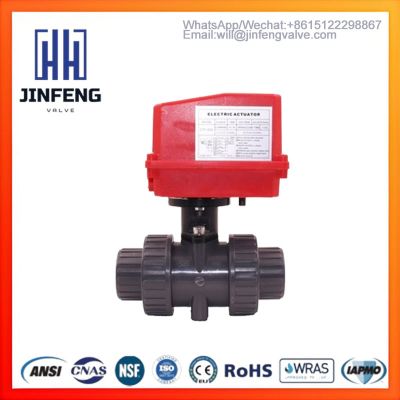 Motorized ball valve,UPVC Valve,Water treatment  motorized valve,High-Torque Electric Actuator
