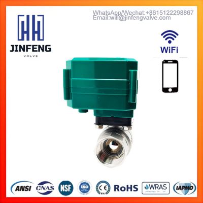 WIFI Wireless Control Motorized Valve Mobile APP Controls Valve