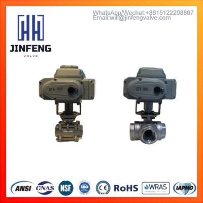 Industrial-grade Motorized Threaded&Flange Ball Valve